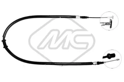 Cable de accionamiento, freno de estacionamiento METALCAUCHO 81367 METALCAUCHO 81.367 Marca Reconocida